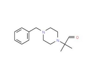 2-(4-Benzylpiperazino)-2-methylpropanal - chemical structure image