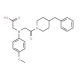 [[2-(4-Benzylpiperidin-1-yl)-2-oxoethyl]-(4-methoxyphenyl)amino]acetic acid - chemical structure image