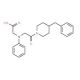 [[2-(4-Benzylpiperidin-1-yl)-2-oxoethyl](phenyl)-amino]acetic acid - chemical structure image