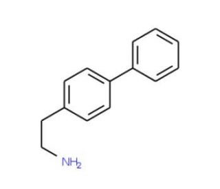 2-(4-Biphenyl)ethylamine (CAS 17027-51-9) - chemical structure image