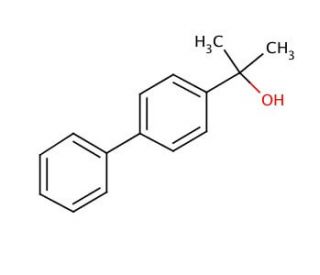 2-(4-Biphenylyl)-2-propanol (CAS 34352-74-4) - chemical structure image
