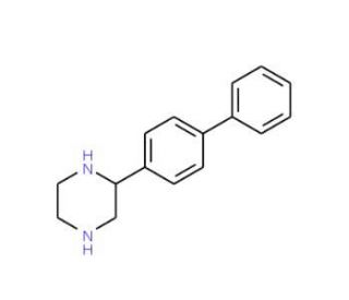 2-(4-Biphenylyl)piperazine (CAS 105242-10-2) - chemical structure image
