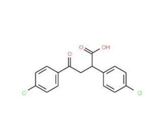 2,4-Bis(4-chlorophenyl)-4-oxobutanoic acid - chemical structure image