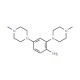 2,4-Bis-(4-methyl-piperazin-1-yl)-phenylamine - chemical structure image