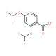 2,4-Bis-difluoromethoxy-benzoic acid - chemical structure image