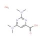 2,4-Bis(dimethylamino)pyrimidine-6-carboxylic acid monohydrate (CAS 386715-39-5) - chemical structure image