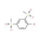 2,4-Bis(methylsulfonyl)-1-bromobenzene - chemical structure image