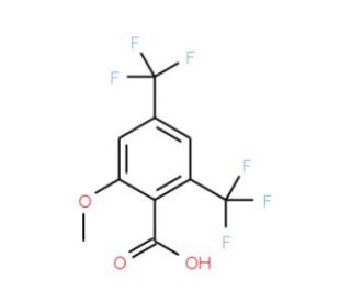 2,4-Bis(trifluoromethyl)-6-methoxybenzoic acid - chemical structure image