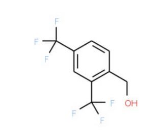 2,4-Bis(trifluoromethyl)benzyl alcohol (CAS 143158-15-0) - chemical structure image