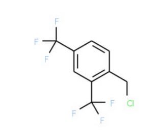 2,4-Bis(trifluoromethyl)benzyl chloride (CAS 195136-46-0) - chemical structure image
