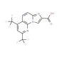 2,4-Bis(trifluoromethyl)imidazo[1,2-a][1,8]-naphthyridine-8-carboxylic acid - chemical structure image