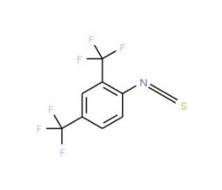 2,4-Bis(trifluoromethyl)phenylisothiocyanate (CAS 269736-40-5) - chemical structure image