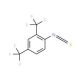 2,4-Bis(trifluoromethyl)phenylisothiocyanate (CAS 269736-40-5) - chemical structure image