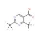 2,4-Bis-(trifluoromethyl)pyrimidine-5-carboxylicacid (CAS 188781-46-6) - chemical structure image