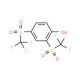 2,4-bis[(trifluoromethyl)sulfonyl]phenol (CAS 15183-81-0) - chemical structure image