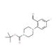 2-(4-Boc-piperazino-1-yl)-5-fluorobenzaldehyde (CAS 697305-53-6) - chemical structure image