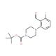 2-(4-Boc-piperazino-1-yl)-6-fluorobenzaldehyde (CAS 851753-43-0) - chemical structure image