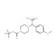 2-(4-Boc-piperazino)-2-(4-methoxyphenyl)acetic acid (CAS 868260-17-7) - chemical structure image