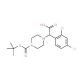2-(4-Boc-piperazinyl)-2-(2,4-dichlorophenyl)acetic acid (CAS 885274-57-7) - chemical structure image