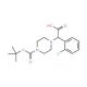 2-(4-Boc-piperazinyl)-2-(2-chlorophenyl)acetic acid (CAS 885272-96-8) - chemical structure image