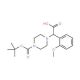 2-(4-Boc-piperazinyl)-2-(2-methoxyphenyl)acetic acid (CAS 868260-20-2) - chemical structure image