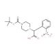 2-(4-Boc-piperazinyl)-2-(2-nitrophenyl)acetic acid (CAS 885274-14-6) - chemical structure image