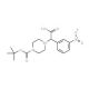 2-(4-Boc-piperazinyl)-2-(3-nitrophenyl)acetic acid (CAS 885274-17-9) - chemical structure image