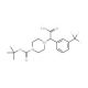 2-(4-Boc-piperazinyl)-2-(3-trifluoromethylphenyl)acetic acid (CAS 885274-26-0) - chemical structure image