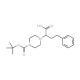 2-(4-Boc-piperazinyl)-4-phenylbutanoic acid (CAS 885274-45-3) - chemical structure image