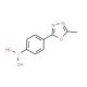 2-(4-Boronophenyl)-5-methyl-1,3,4-oxadiazole (CAS 913835-70-8) - chemical structure image