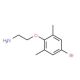 2-(4-Bromo-2,6-dimethyl-phenoxy)-ethylamine (CAS 499980-87-9) - chemical structure image