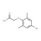2-(4-Bromo-2,6-dimethylphenoxy)acetic acid - chemical structure image