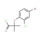 2-(4-bromo-2-chlorophenoxy)-2-methylpropanoyl chloride - chemical structure image