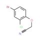 2-(4-Bromo-2-chlorophenoxy)acetonitrile - chemical structure image