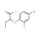 2-(4-bromo-2-chlorophenoxy)butanoyl chloride - chemical structure image
