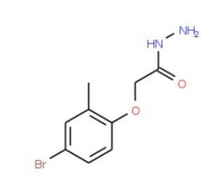 2-(4-Bromo-2-methylphenoxy)acetohydrazide - chemical structure image