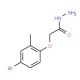 2-(4-Bromo-2-methylphenoxy)acetohydrazide - chemical structure image