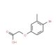 2-(4-Bromo-3-methylphenoxy)acetic acid - chemical structure image