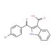 2-(4-Bromo-benzoyl)-1H-indole-3-carboxylic acid (CAS 75822-51-4) - chemical structure image