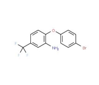 2-(4-Bromo-phenoxy)-5-trifluoromethyl-phenylamine - chemical structure image