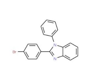 2-(4-Bromo-phenyl)-1-phenyl-1H-benzoimidazole (CAS 2620-76-0) - chemical structure image
