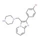 2-(4-Bromo-phenyl)-3-piperazin-1-ylmethyl-imidazo [1,2-a]pyridine - chemical structure image