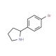 2-(4-Bromo-phenyl)-pyrrolidine (CAS 383127-22-8) - chemical structure image