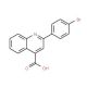 2-(4-Bromo-phenyl)-quinoline-4-carboxylic acid (CAS 103914-52-9) - chemical structure image