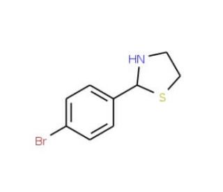 2-(4-Bromo-phenyl)-thiazolidine (CAS 67086-81-1) - chemical structure image