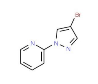 2-(4-Bromo-pyrazol-1-yl)-pyridine (CAS 77556-27-5) - chemical structure image