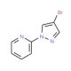 2-(4-Bromo-pyrazol-1-yl)-pyridine (CAS 77556-27-5) - chemical structure image