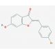 2-(4-bromobenzylidene)-6-hydroxy-1-benzofuran-3(2H)-one - chemical structure image