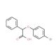 2-(4-bromophenoxy)-2-phenylacetic acid - chemical structure image