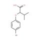 2-(4-bromophenoxy)-3-methylbutanoic acid - chemical structure image